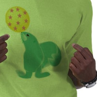 cute seal balancing ball T-shirt